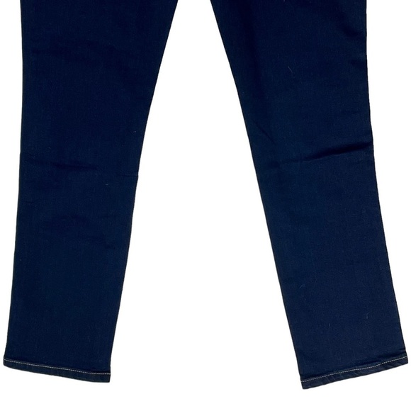 WEWOREWHAT THE DANIELLE HIGH RISE VINTAGE STRAIGHT DANI BLUE BLACK DENIM JEANS - Picture 10 of 16